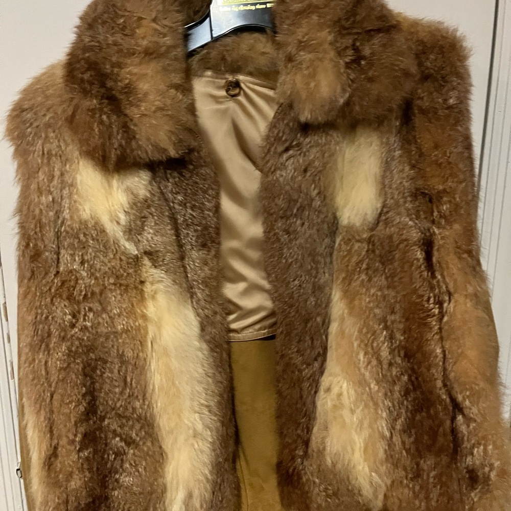 Brown 3-way Fur Jacket